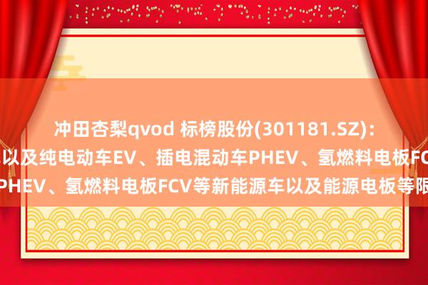 冲田杏梨qvod 标榜股份(301181.SZ)：居品平方摆布于传统燃油车以及纯电动车EV、插电混动车PHEV、氢燃料电板FCV等新能源车以及能源电板等限制