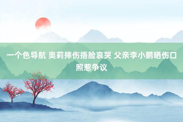 一个色导航 奥莉摔伤捂脸哀哭 父亲李小鹏晒伤口照惹争议